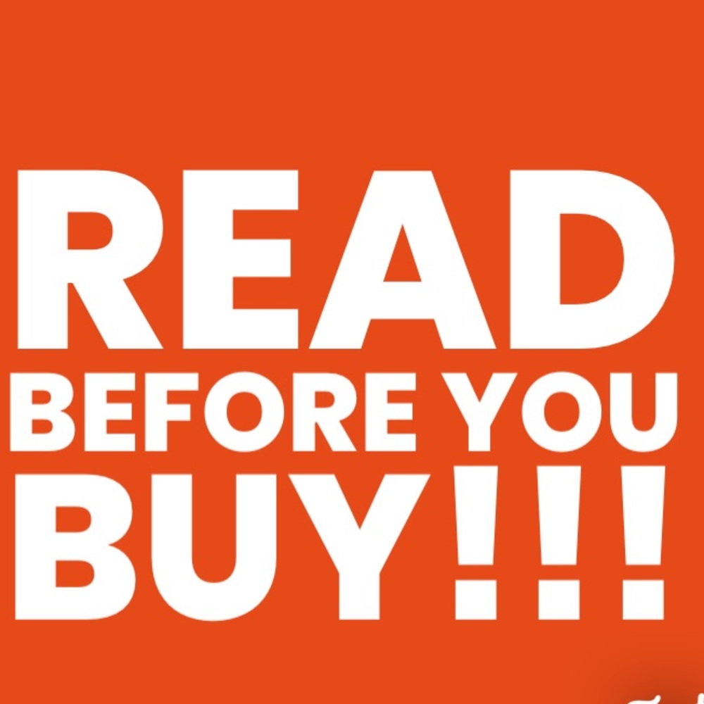 Read before you purchase!